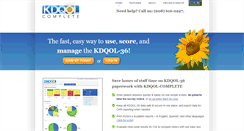 Desktop Screenshot of kdqol-complete.org